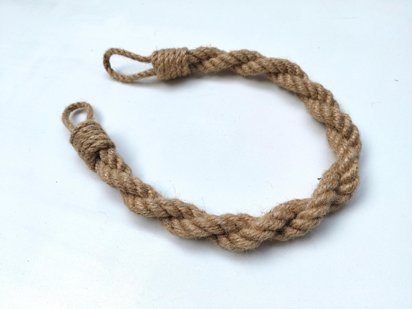 Tie For Curtains - Handmade Twisted Jute Curtain Holdback for Cozy Home