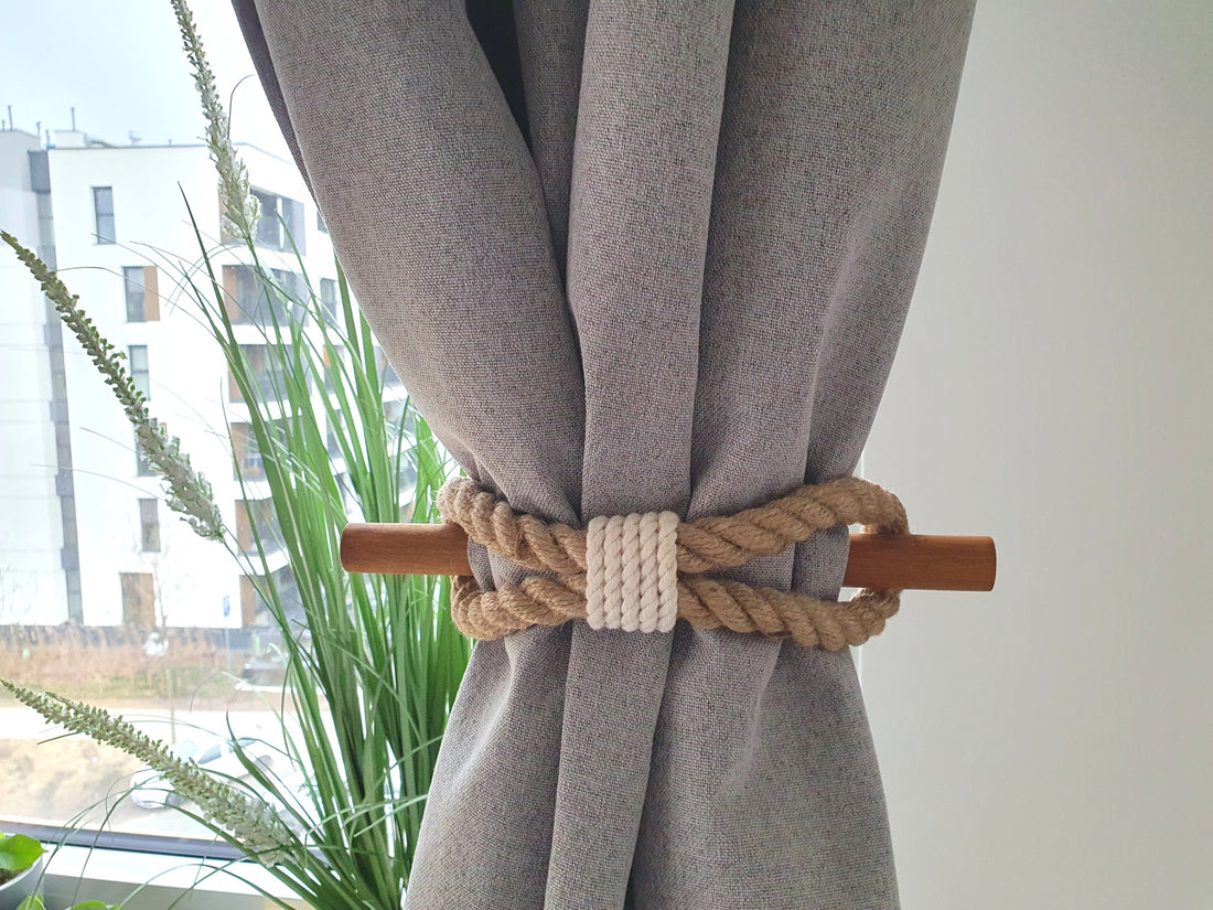 Curtain Tieback Ideas: How to Choose the Right Rope Holdback for Your Windows