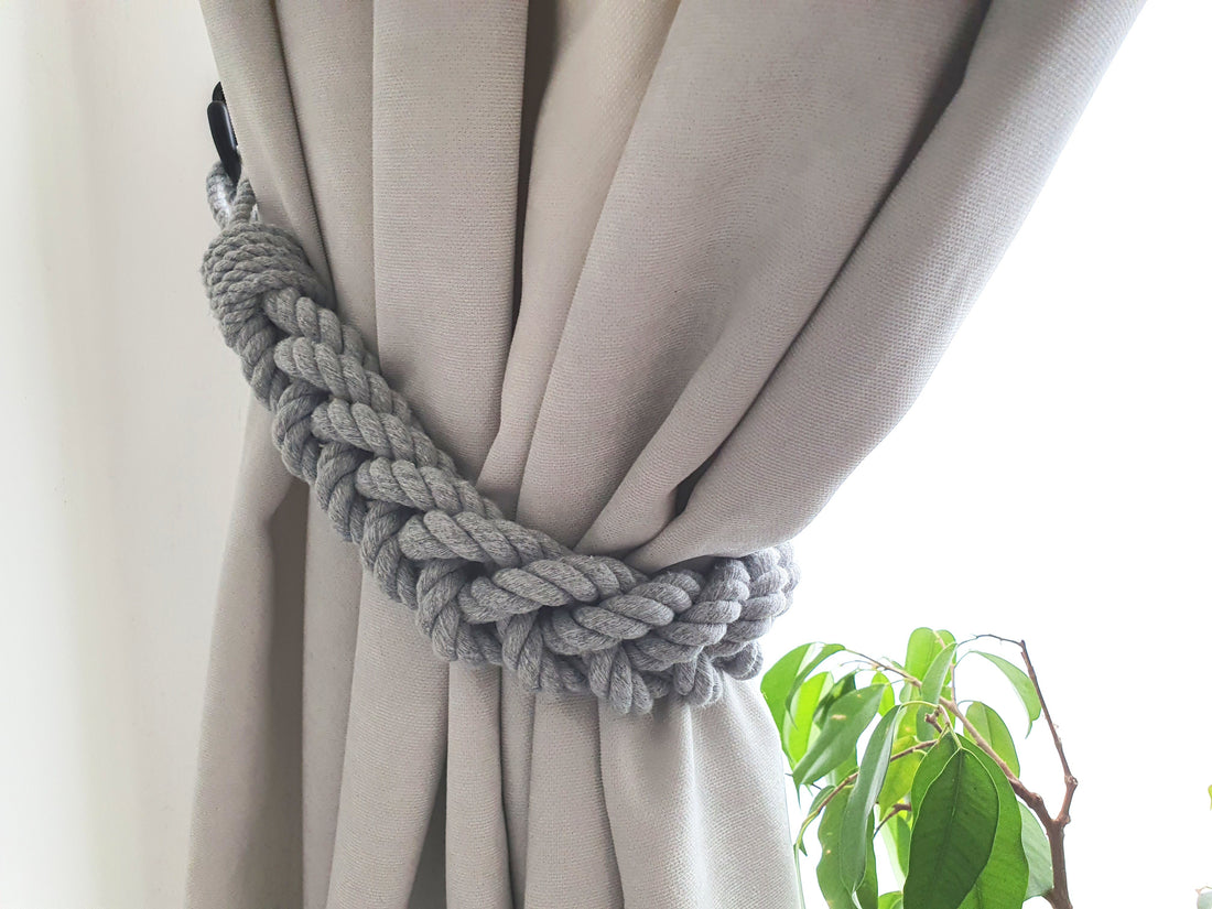 Bedroom Curtain Ideas: How to Style Your Windows with Rope Tiebacks