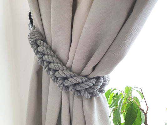 Bedroom Curtain Ideas: How to Style Your Windows with Rope Tiebacks