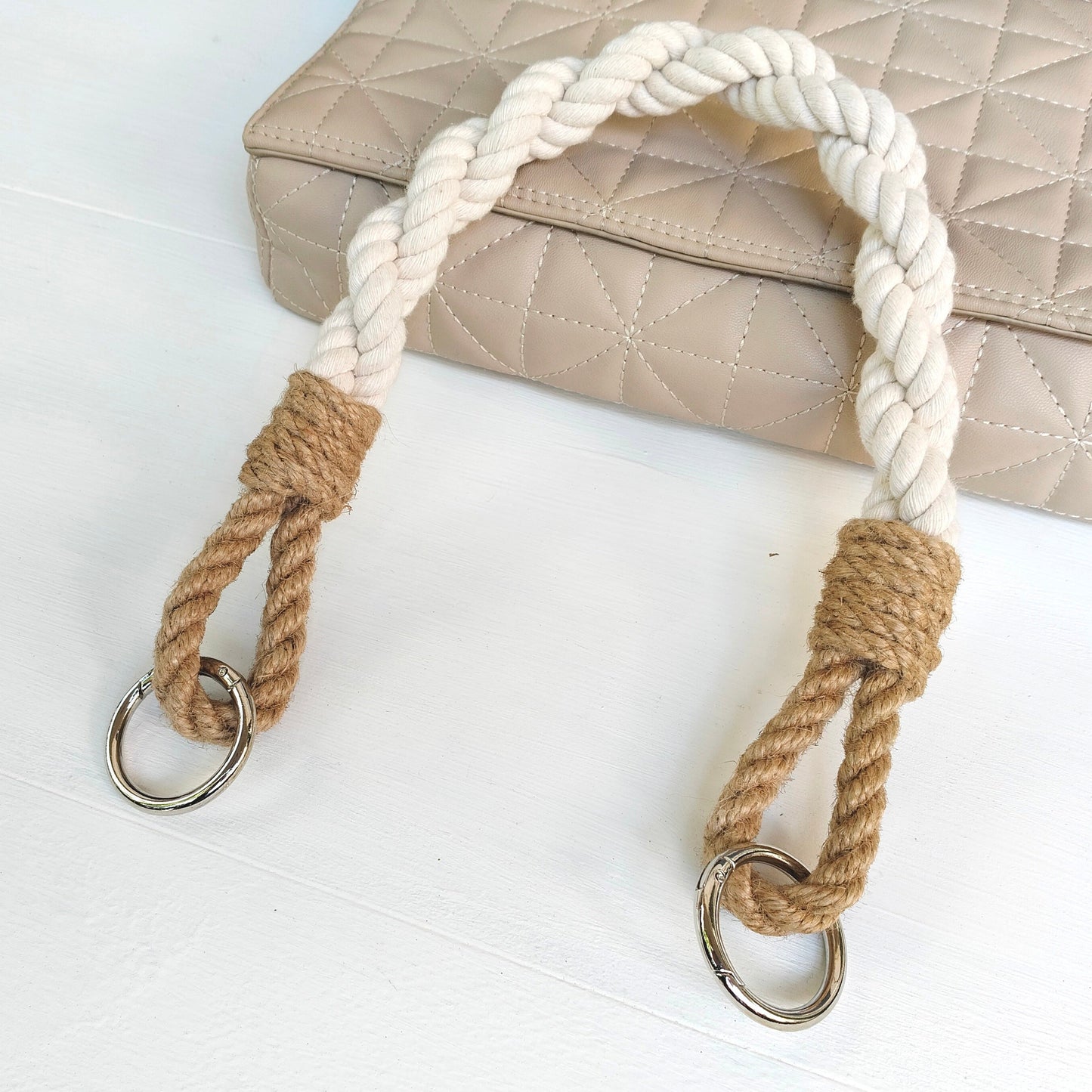 Bag handle from rope hito cotton and jue natural farm hause