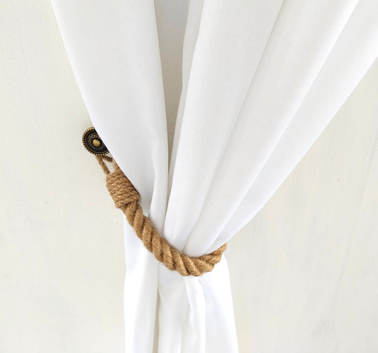 Curtain Holder - Handmade Decor Curtain Tieback Holdback Rope