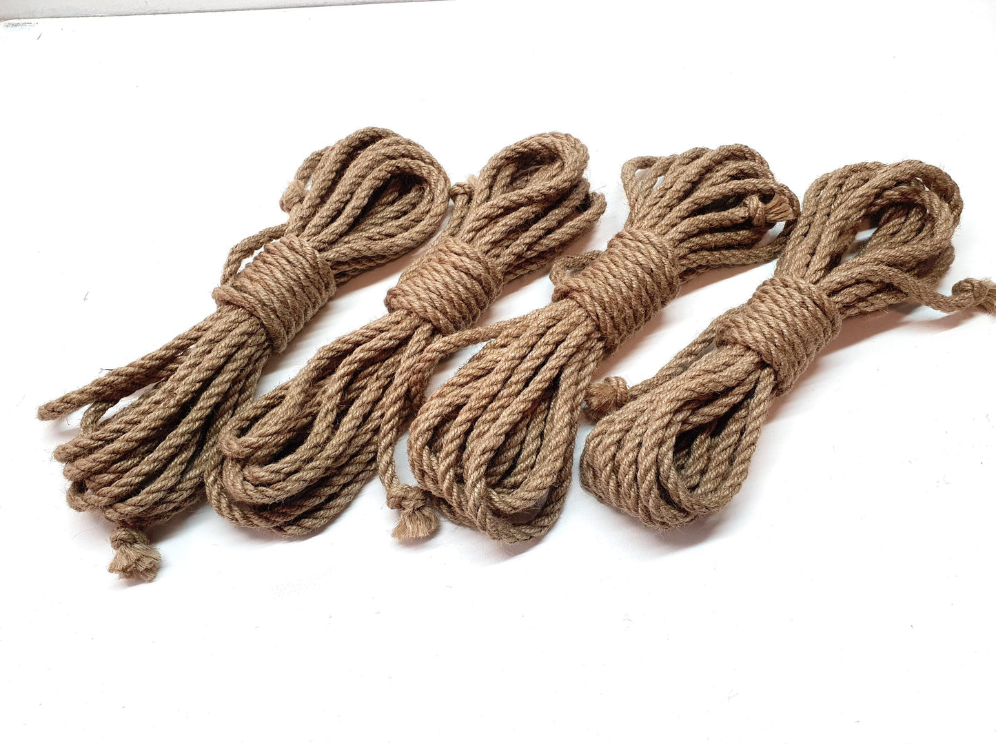 Shibari Rope Set - Natural Jute 4x8m (26ft) Oil-Treated