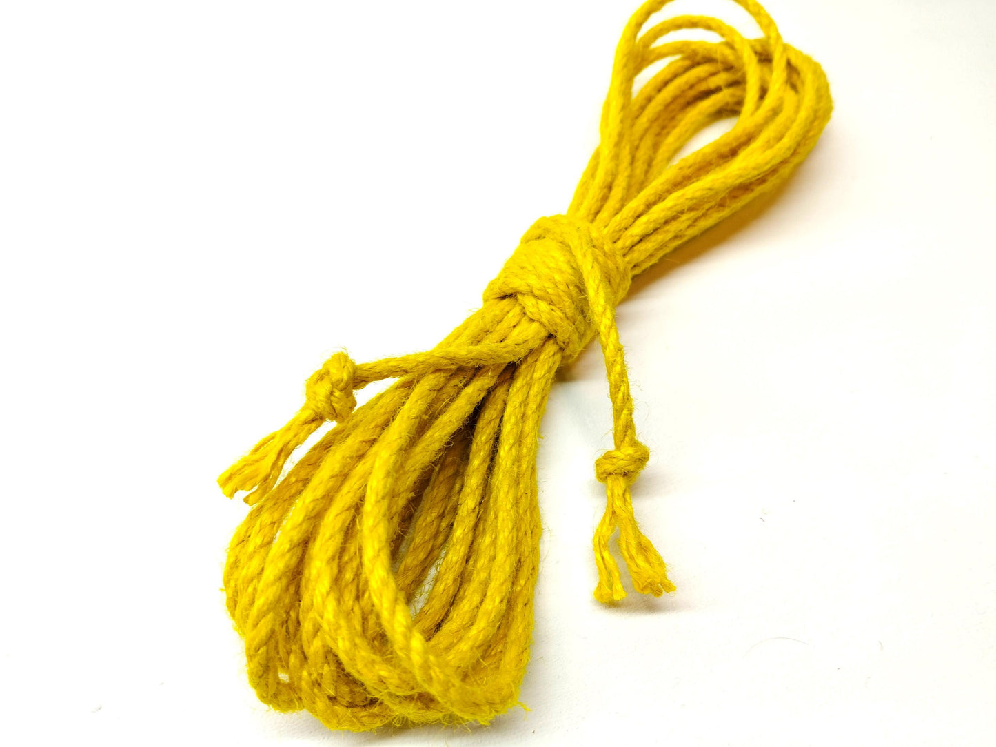 Shibari Rope Set - Yellow Jute Bondage Rope 4x8m (26ft)
