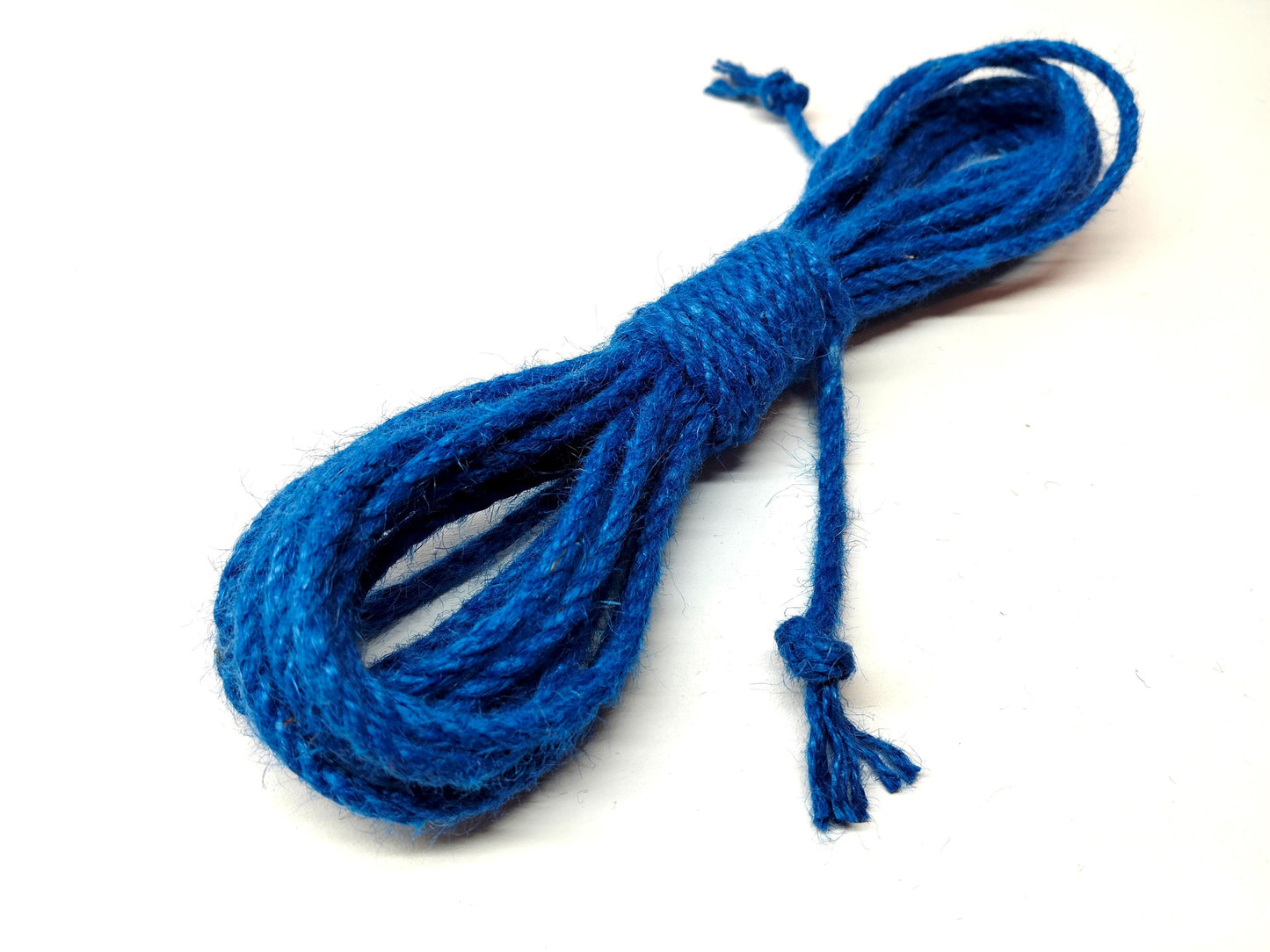 Shibari Rope Set - Blue Jute Bondage Rope 4x8m (26ft)