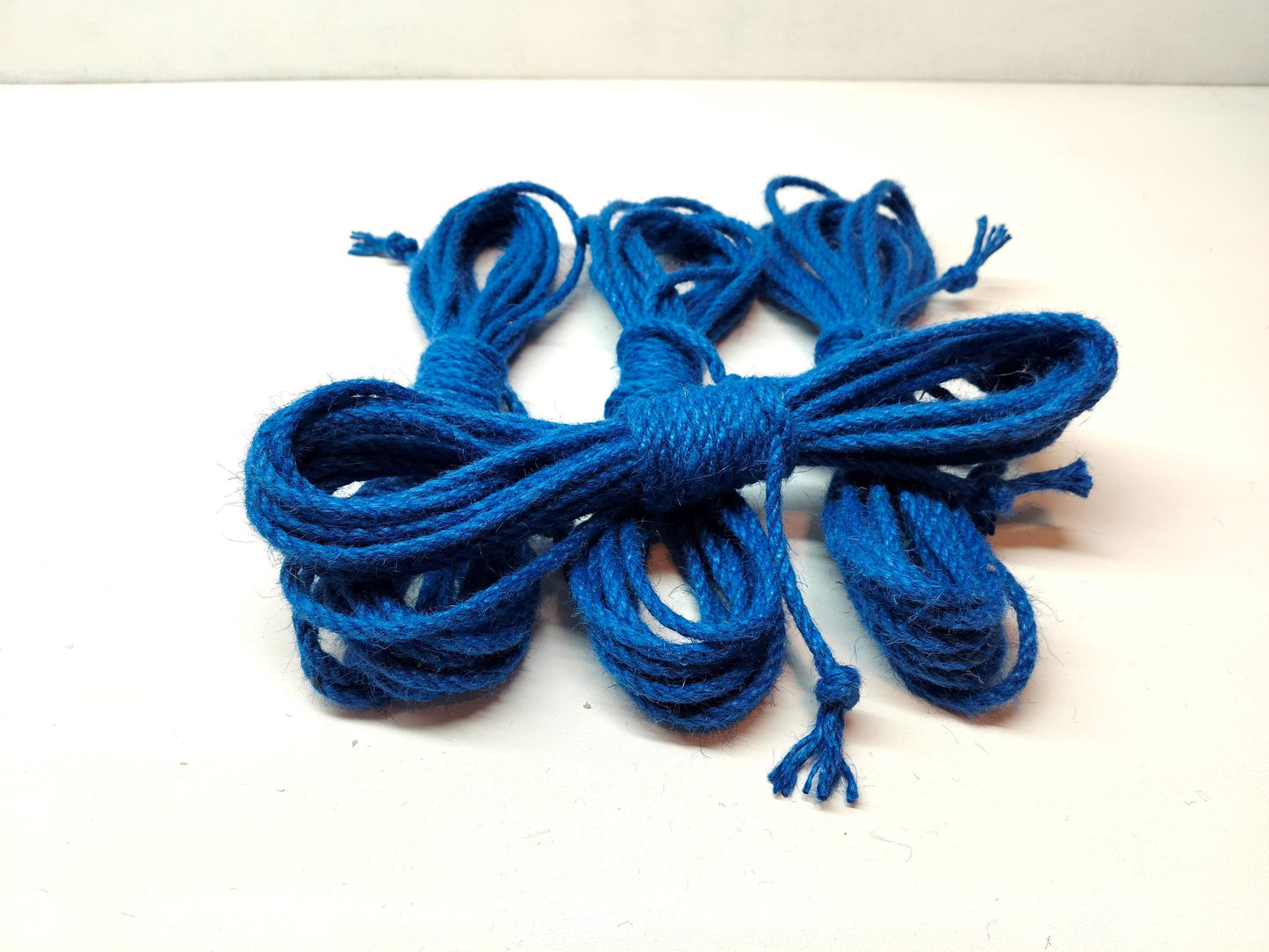 Shibari Rope Set - Blue Jute Bondage Rope 4x8m (26ft)
