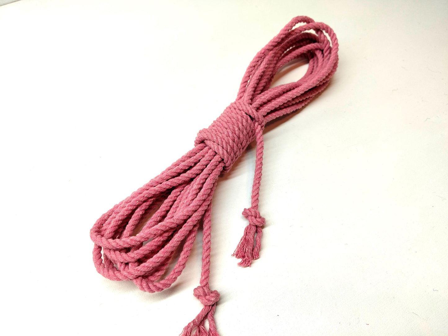 Shibari Rope Set - Pink Cotton Bondage Rope 4x8m (26ft)