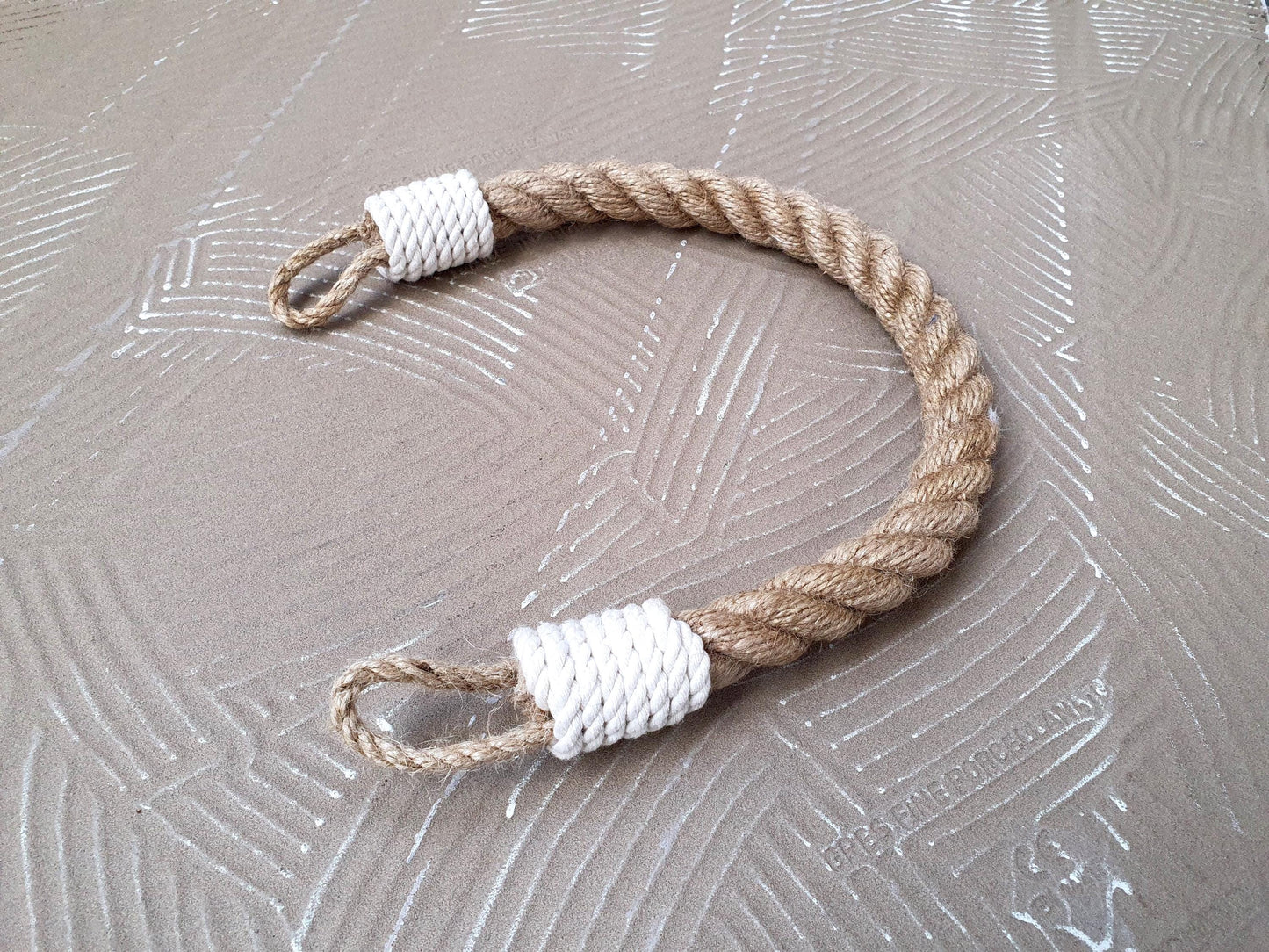 Handmade Jute Rope Toilet Paper Holder - Farmhouse Rustic Decor