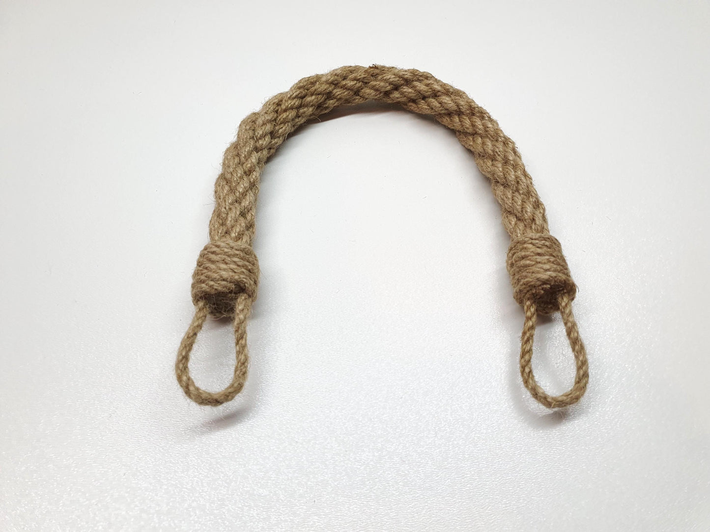 Handmade Jute Rope Curtain Tiebacks - Boho Nautical Decor