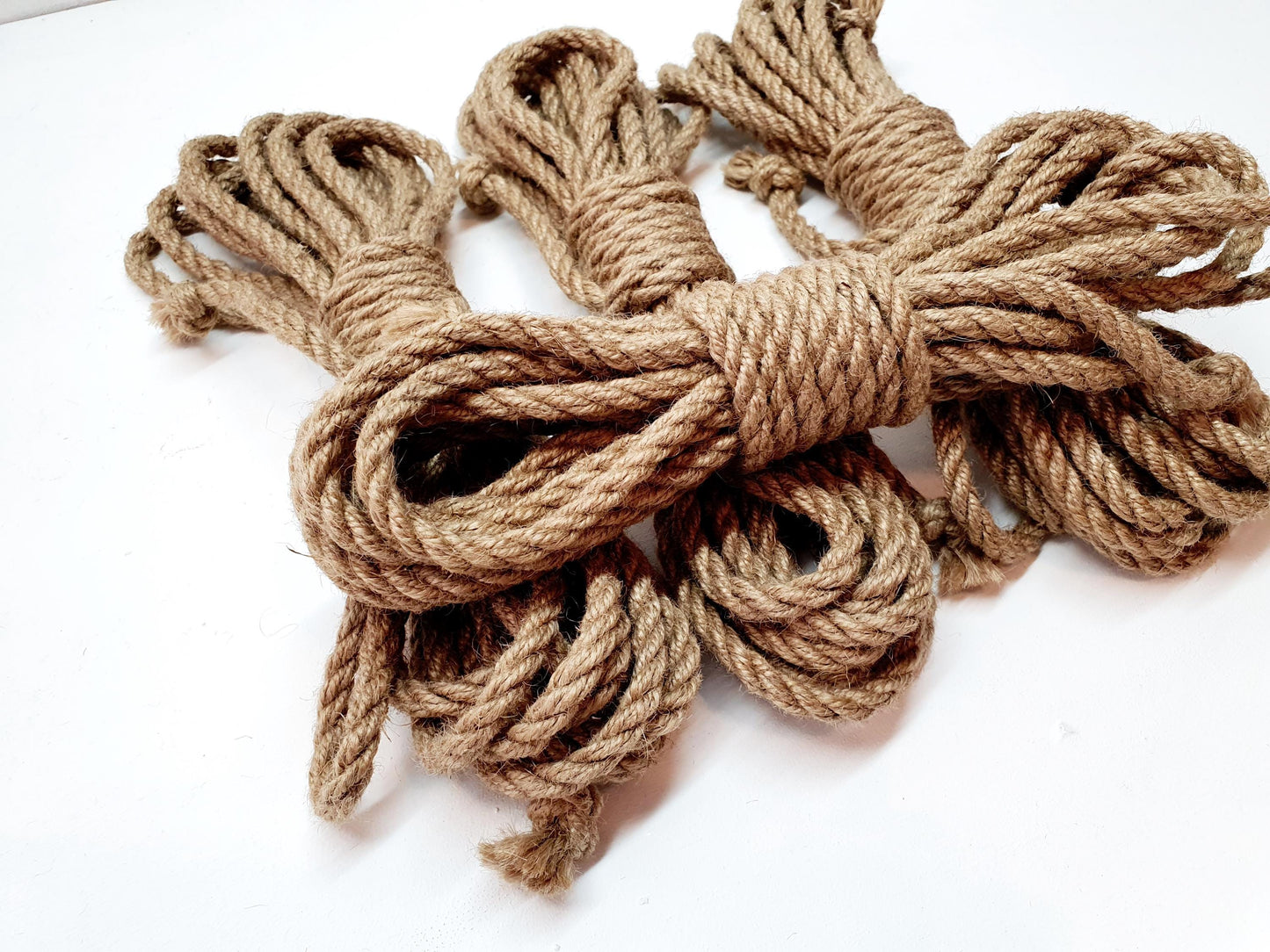 Shibari Rope Set - Natural Jute 4x8m (26ft) Oil-Treated